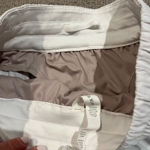 Women’s White Lululemon Shorts